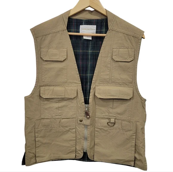 Vintage Gardeners Eden Utility Field Vest Tan Lightweight Safari Camping… - Picture 2 of 16